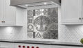 Celtycki Ornament - Zestaw 21 Kafli – ręcznie robiony panel dekoracyjny z metalu