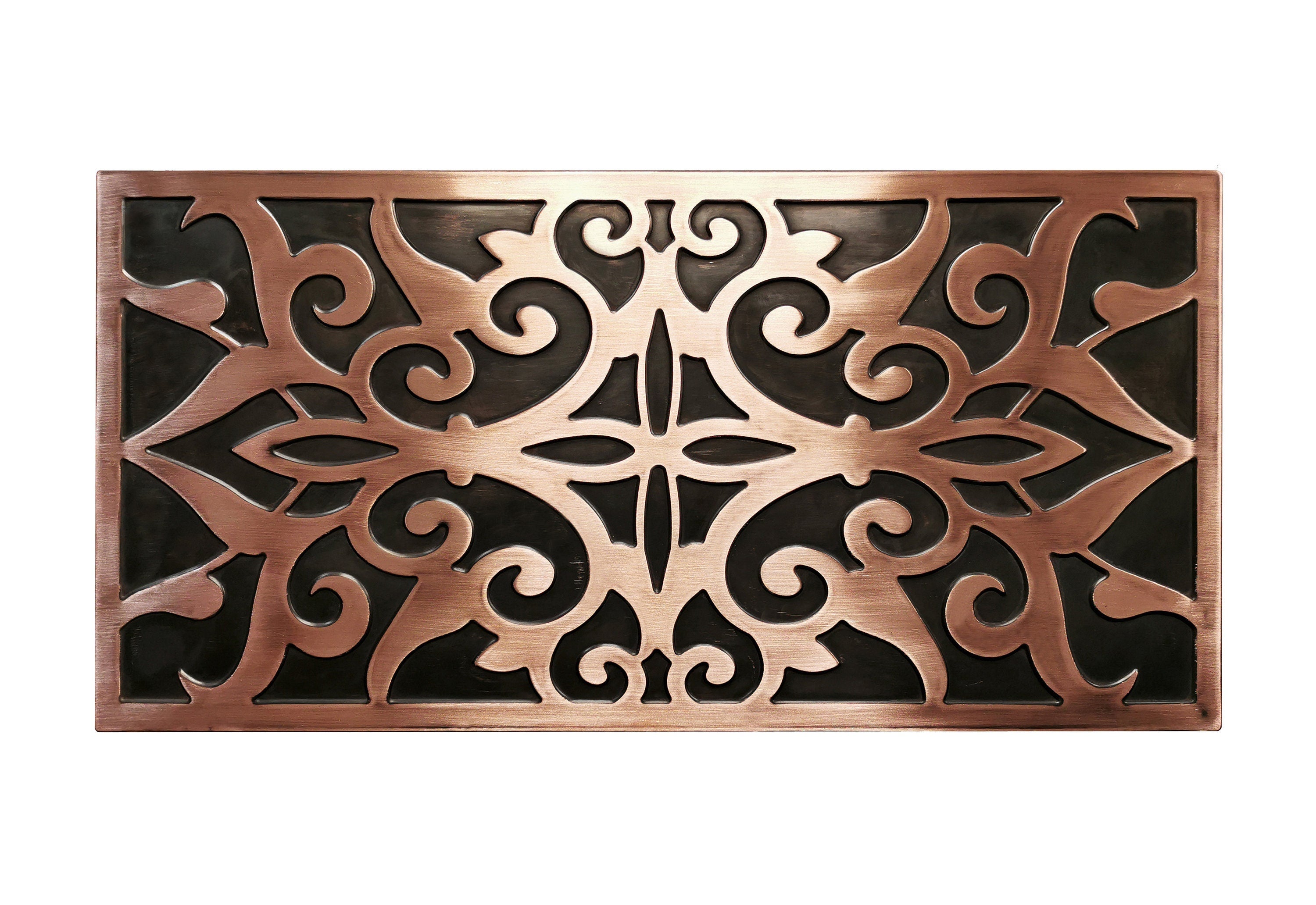 Panel Dekoracyjny Gładki 60×30 cm – ręcznie robiony panel dekoracyjny z metalu