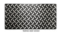 Panel Metalowy Gładki 60x30 cm – metalowy dekor ścienny nad kuchenką