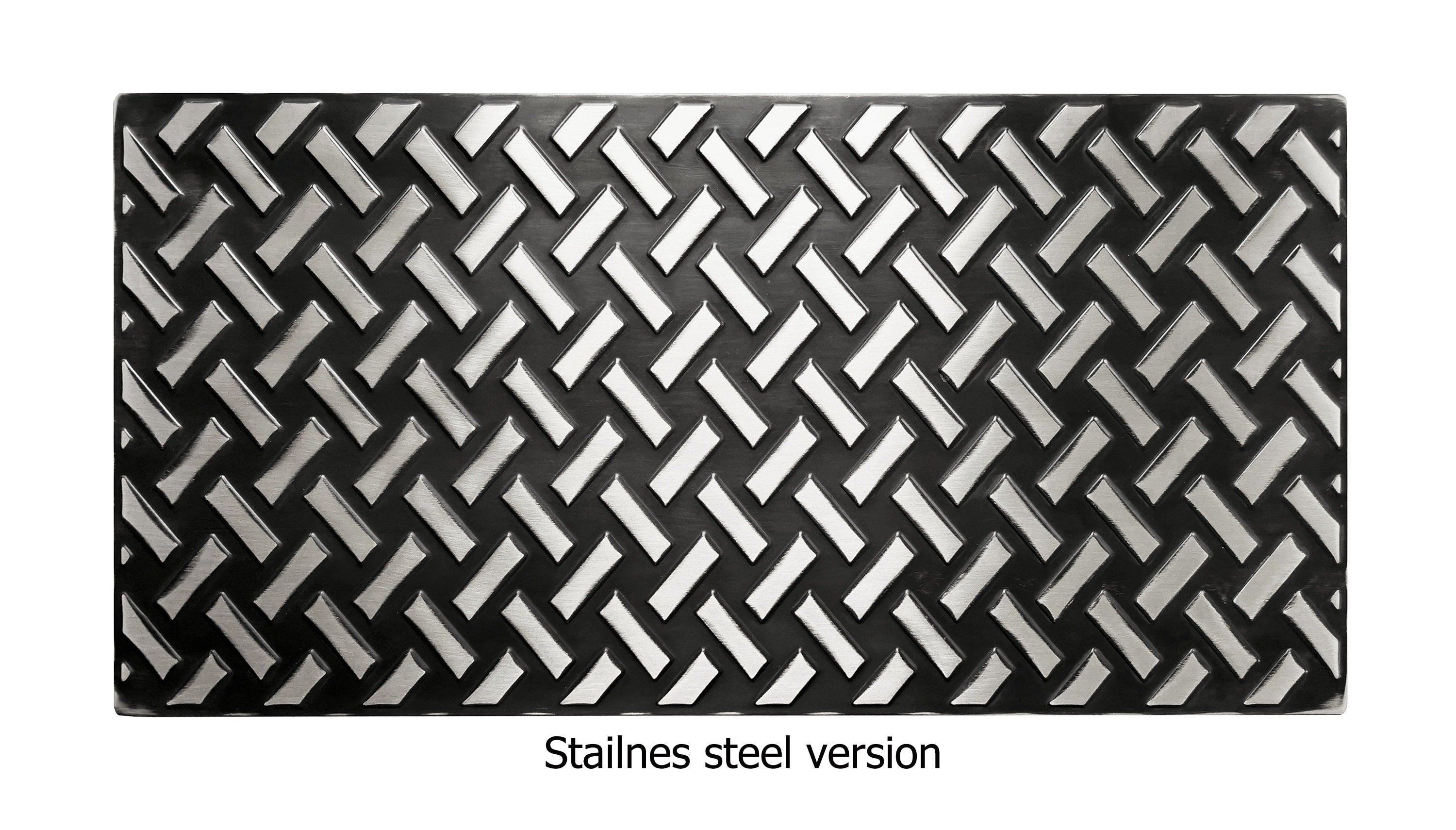 Panel Metalowy Gładki 60x30 cm – metalowy dekor ścienny nad kuchenką