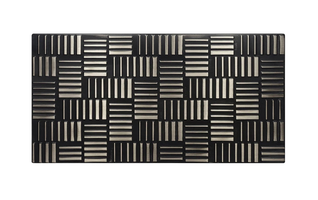 Płytka metalowa Parquet – dekoracyjny panel ścienny