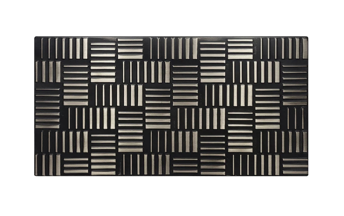 Płytka metalowa Parquet – dekoracyjny panel ścienny