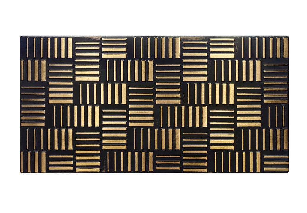 Płytka metalowa Parquet – dekoracyjny panel ścienny